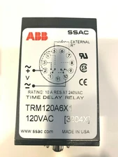 ABB Time Delay Relay SSAC TRM120A6X1 3204X 