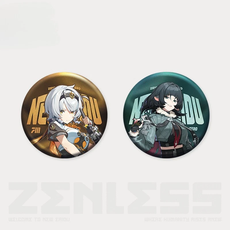 MiHoYo Zenless Zone Zero Badge Jane Doe Emblem Official Goods Pins Original - Image 2 of 4