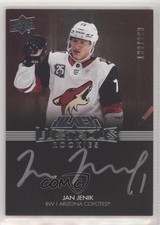 2021 SPx UD Black Lustrous Rookie Signatures 130/299 Jan Jenik #LRS-JJ Auto u0h
