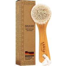 SHASH Since 1869 Hand Made in Germany - Sustainable Exfoliating Face Brush, S...