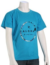 Rip Curl Boy's Alkali T-Shirt - Aqua - New