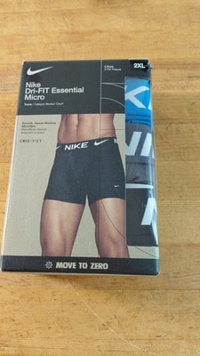 Nike Men's 2 XL Boxer Trunk Underwear. Assorted Colors. 1 Pkg. of 3.