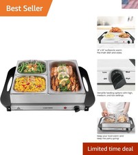 Buffet Elettrico Versatile - 5 Quart con Controllo Temperatura Regolabile