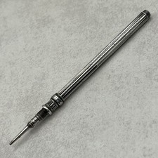 Antique solid sterling silver mechanical extending pencil by Sampson Mordan & Co