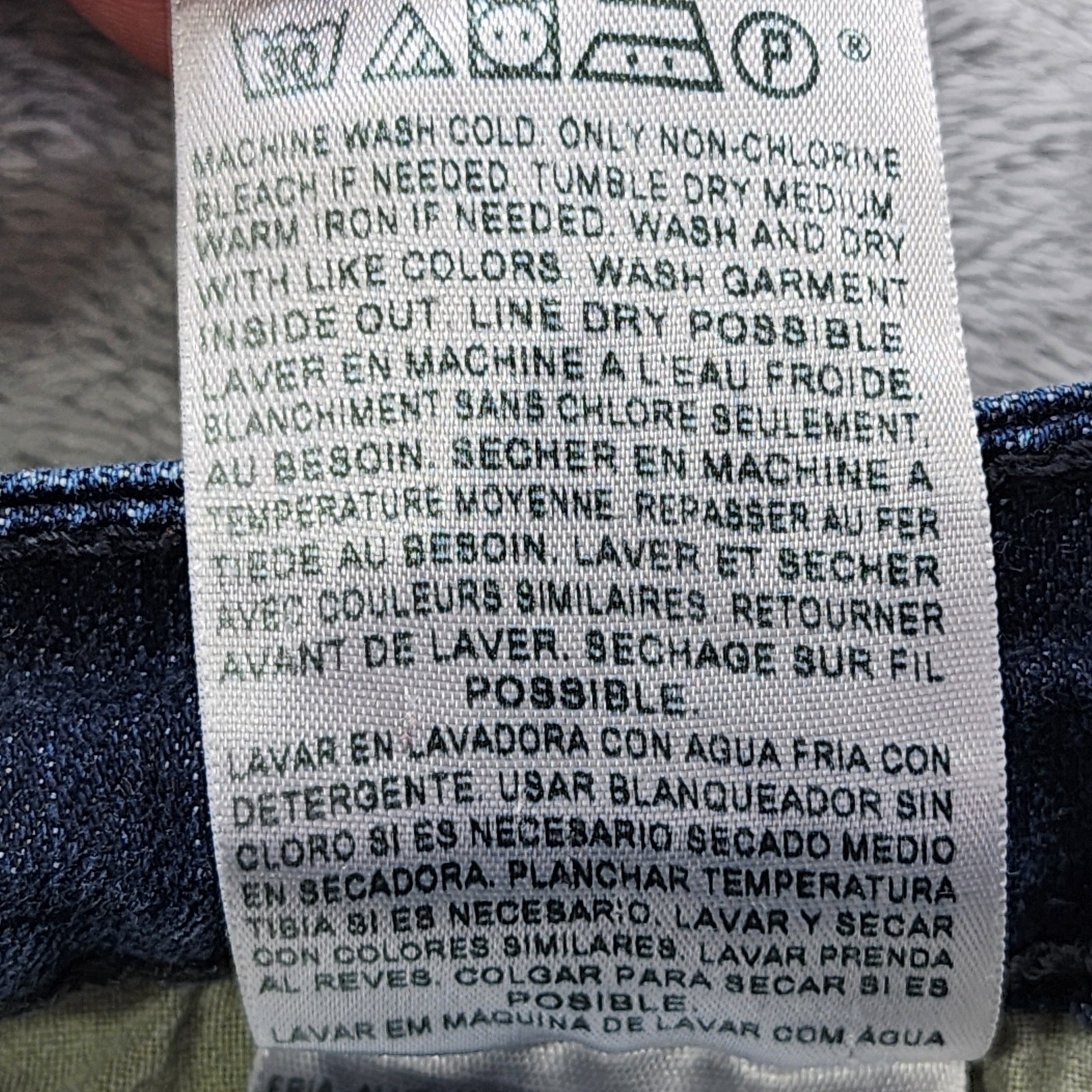 Levi's Jeans Womens 16W Blue Dark Wash Legging Mid Rise Stretch Denim Casual thumbnail 8