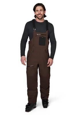 Flylow Baker Bib Men's Snow Pants, Timber, X-Large | eBay