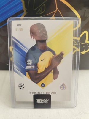 Topps Total Football 25/26 Promise David RC Base /99 USG Union Saint-Gilloise
