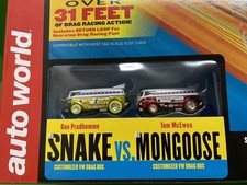 CHASE Auto World Hot Wheels VW Dragbus Snake Vs Mongoose Pro Street Dragstrip