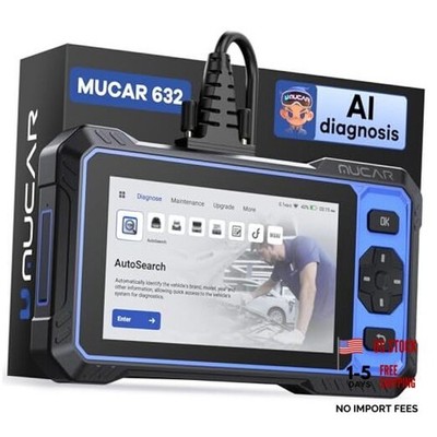 OBD2 Scanner,  632 Elite AI-Assisted Bidirectional Scan Tool, 15 Reset