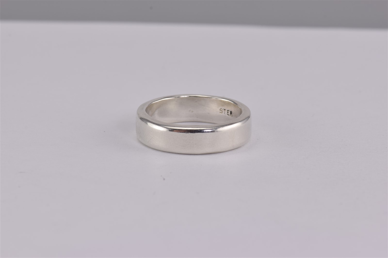 Sterling Silver 5mm WISDOM Stackable Flat Sided T… - image 4