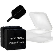 2 Pack Pickleball Paddle Eraser, Pickleball Paddle Cleaner for Raw Carbon Fiber