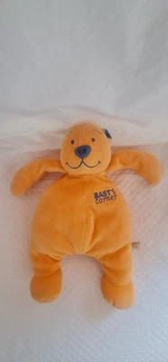DOUDOU PELUCHE OURS TONTON Orange/bleu NOUKIE'S 26 CM ANCIEN MODELE TBÉ  - Photo 1/2