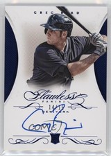 2016 Panini Flawless Rookie Signatures Sapphire 14/15 Greg Bird #RF-GB Auto 7i6