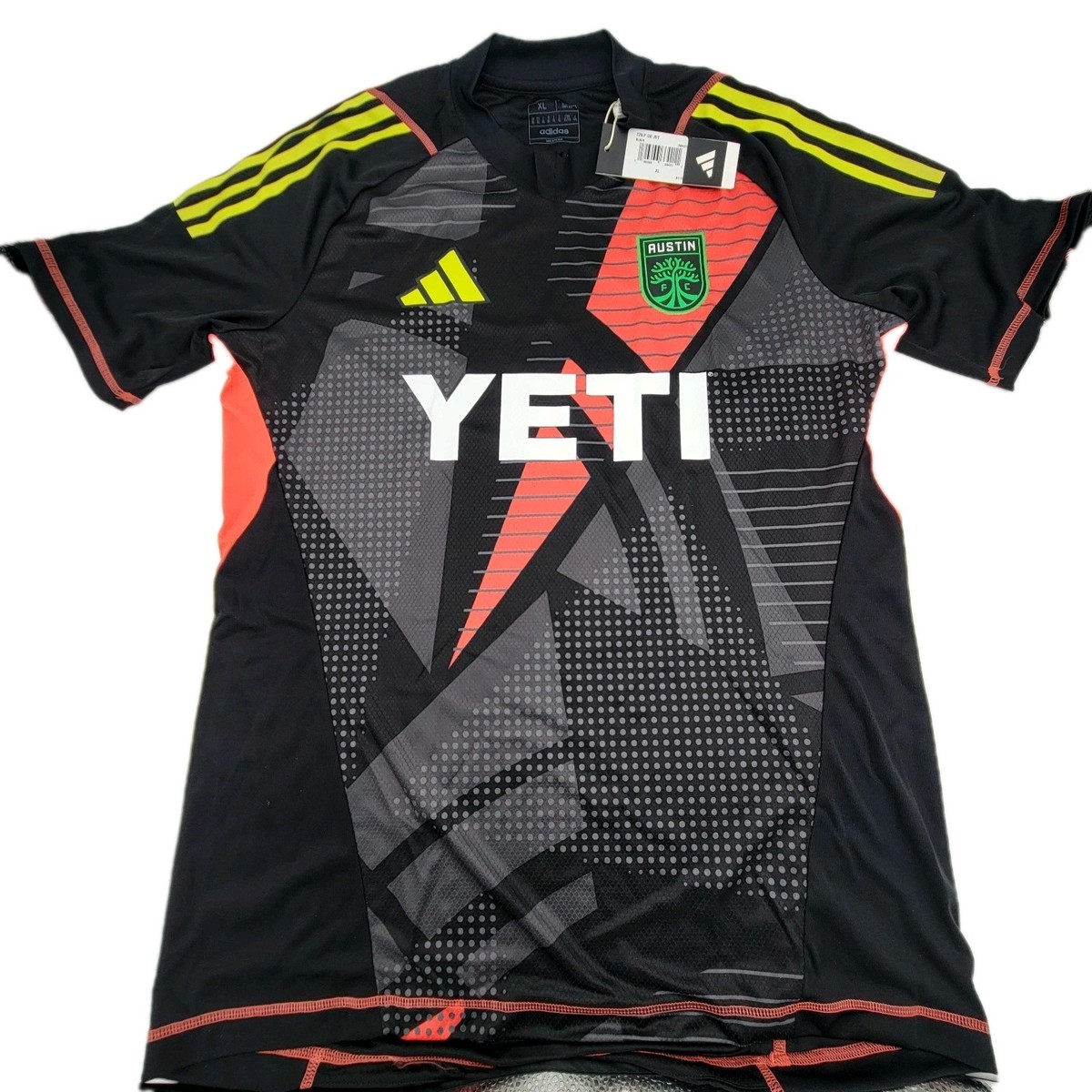 Adidas Austin FC Tiro 24 Pro Soccer Goalkeeper Jersey Black IN0423