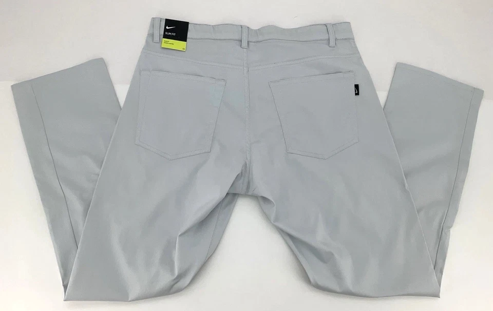 Мужские брюки для гольфа Nike Flex с 5 карманами Slim Fit - Photon Dust - 891924-025 - Изображение 3 из 3