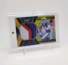 JOSH ALLEN 2018 Panini Select 10/10! 1/1! Gold 4 Color Jumbo Patch Rookie BILLS