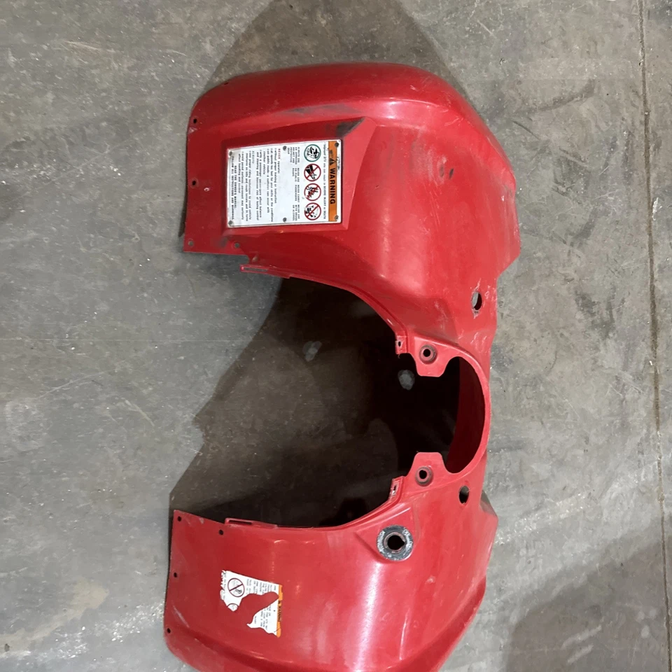 Kawasaki Prairie 360 2003 4x4 guardabarros delantero rojo Foto 3 de 4