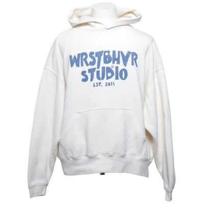 WRSTBHVR, Kapuzenpullover, Größe: M, Beige, Baumwolle/Polyester, Print #moq