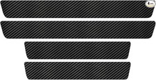 4PCS Car Door Sill Protector, Carbon Fiber Car Door Threshold Protection, Au