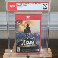 Breath of the Wild - Switch 2 Edition PSA 9.8 A++ 1st Print 125903A Graded Game
