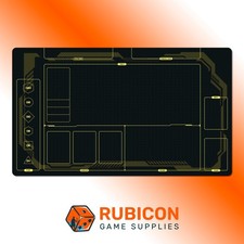 Cyberpunk TCG Playmat 24" x 14" or 28" x 14" Organizer Battle Mat Zones