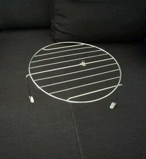1 okrągły ruszt parowy ze stali nierdzewnej, stojak do gotowania, nowy, @ około 23 cm, 9cm ho