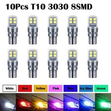 RSTOB T10 8-SMD 3030 LED Bulbs -Ultra Bright Canbus Error Free Replacements W5W