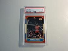 Michael Jordan 1986 Fleer #57 Psa 5 Rookie RC Bulls HOF