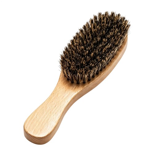 Soft Boar Bristle Brush Short Hair Dog Brush for Puppy, Kittens, Small Pets