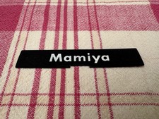 Mamiya RB67 prism finder front name plate