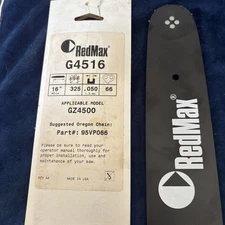 RedMax G4516 574136501 16" Bar .325.050 Gauge for GZ4500