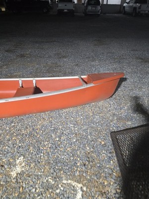 Coleman 17 Ft Canoe Ram-X Orange — Vintage Wichita KS — Local