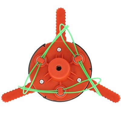Universal Weed Eater Trimmerkopf Ersatz mit 3 Klingen für 2,4-3,0 mm Schnur