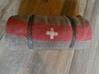 Authentique Couverture en laine de l'armée Suisse