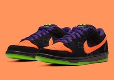 Nike SB Dunk Low Night of Mischief Halloween Black Orange Glow Men's Shoes