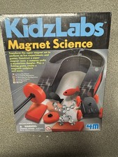 4M KidzLabs Magnet Science Kit 10 Experiments STEM Educational Toy NEW SEALED