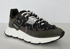 Versace Men's Greca Sneakers Gray/Green 11 US 44 Euro IT 1021490 IT NIB