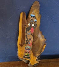 Basuto Woman Cloisonné On Wood Plaque Enamelled Copper Panel Lesotho Basotho 13"