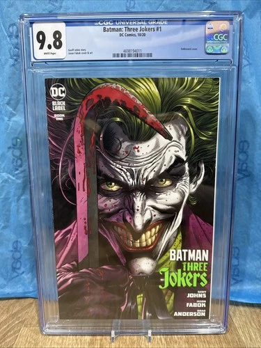 Batman Three Jokers First Variant 2020 Cover 1 A (Crowbar Cover) CGC 9.8! Graded