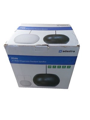 Adastra PS50-5 Wide Dispersion Pendelleuchte Lautsprecher Weiß Neu