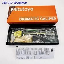 Mitutoyo 500-197-30 200mm/0-8" Absolute Digital Digimatic Vernier Caliper New US