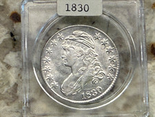 1830 Capped Bust 50 Cent Piece