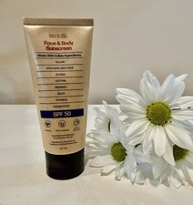 Mineral Sunscreen SPF 50 - Non-Greasy Face Body Lotion with Zinc Oxide - 3 oz