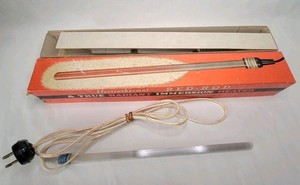 Vintage Electrothermal Red-Rod Immersion Heater 400W / 120V - England BD6902