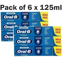 Oral-b Pro-expert Professional Protection Toothpaste Clean Mint Pack 6x 125ml 33.32 per litre