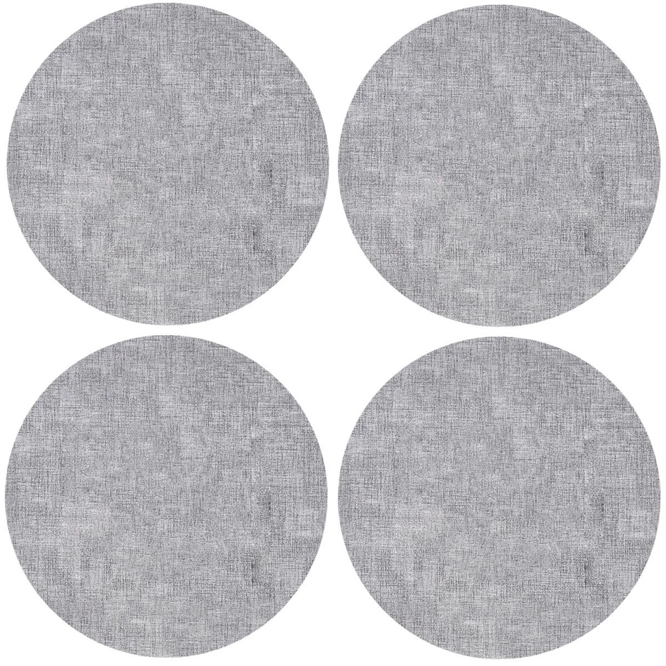 4Pcs 33cm Faux Leather Placemats Set Waterproof Table Mats for Everyday Use - Image 4 of 4