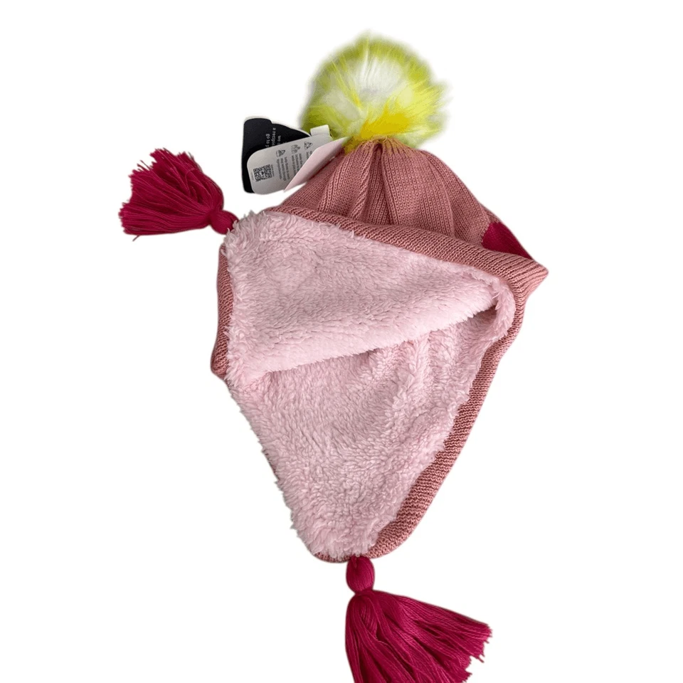 TORTUGA PIEL NIÑO SOPHIE OREJA POM GORRO sombrero talla 1-3 años NUEVO CON ETIQUETAS Foto 3 de 4