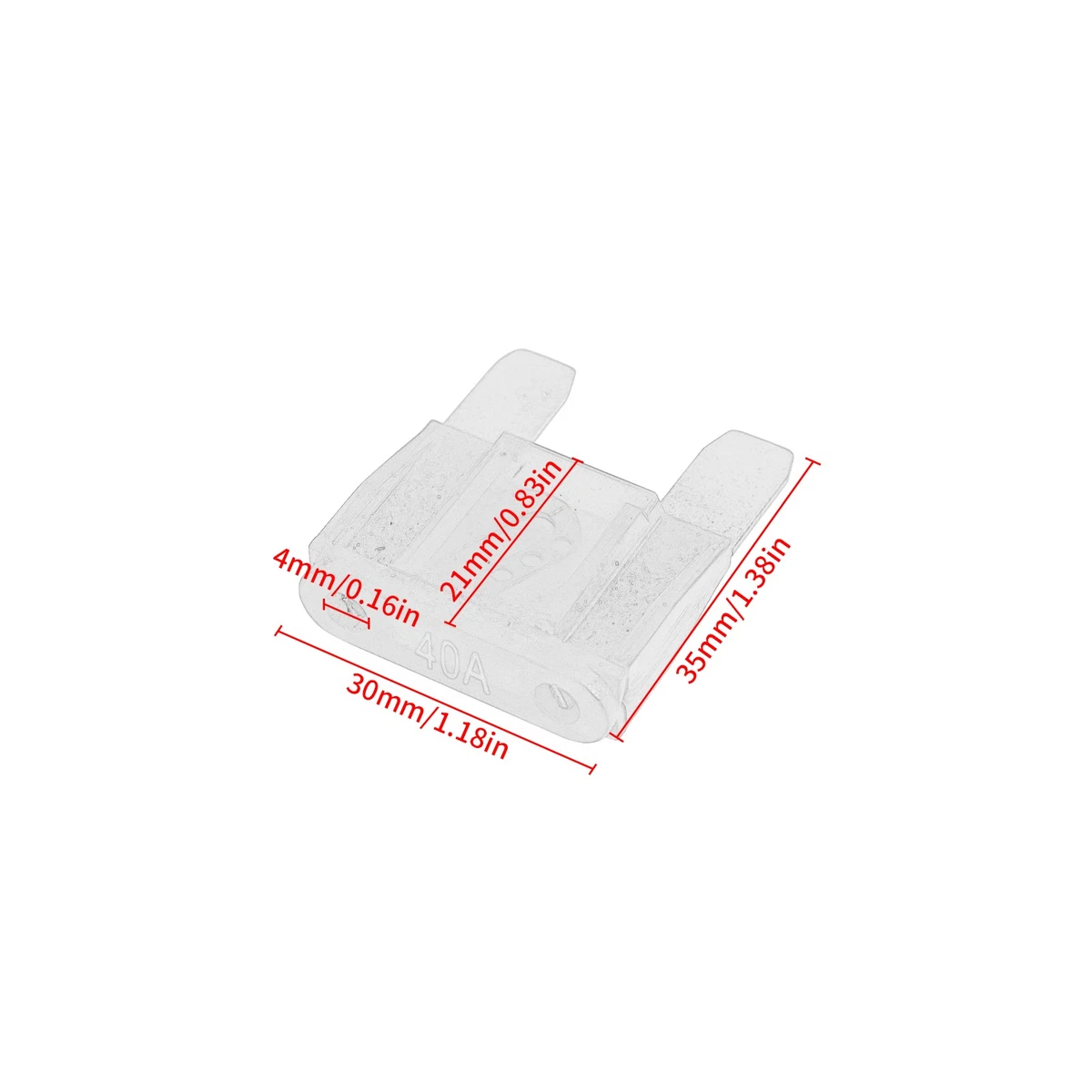 2 × 40A Sicherung Maxi-Blade Fuse Für Harley Street Glide Breakout Ultra Classic