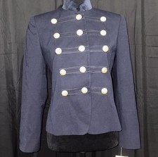 Jones New York Blazer Jacket Navy 6 Petite NWT