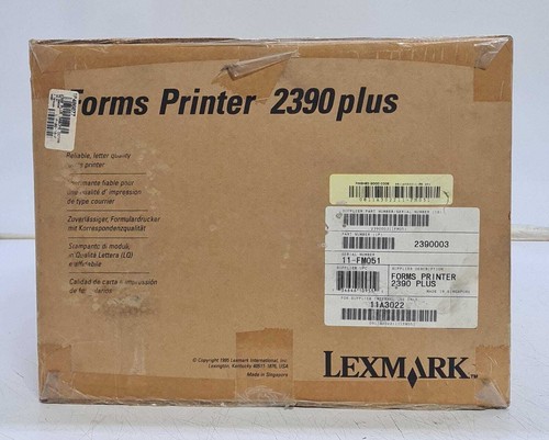 NEW - LEXMARK FORMS PRINTER 2390 PLUS 300CPS DOTPR DOT MATRIX SP 110V - 第 4/9 張圖片